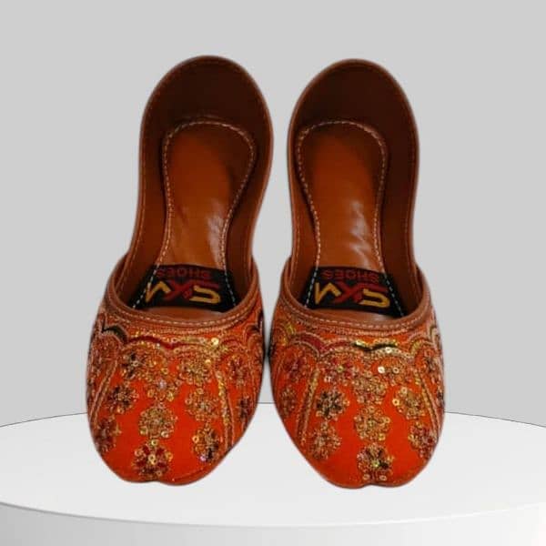 Woman beautiful fancy khussa new stock 5