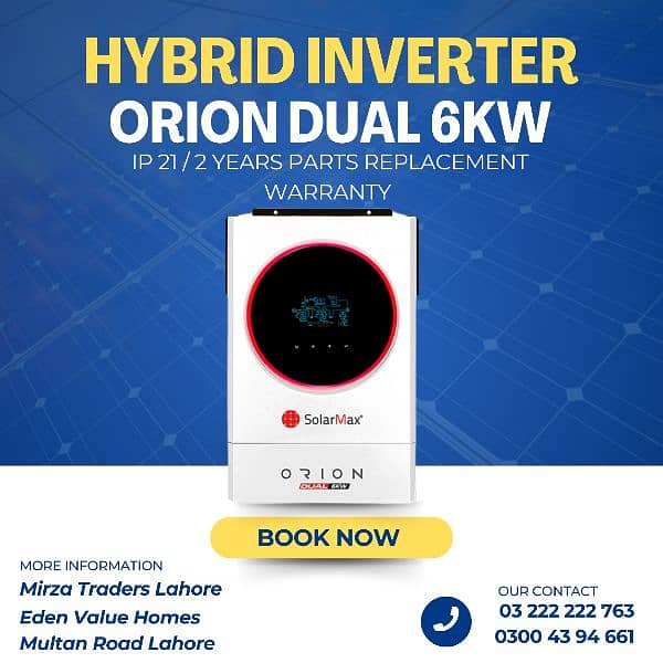 SolarMax Orion Dual 4kw 0