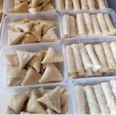 Ready to Cook Samosa Roll Available.