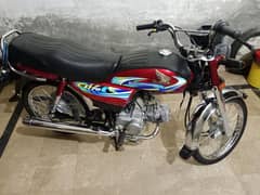 Honda CD 70 model 2024 RED COLOR