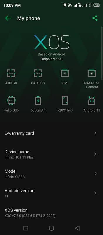 Infinix hot 11 7