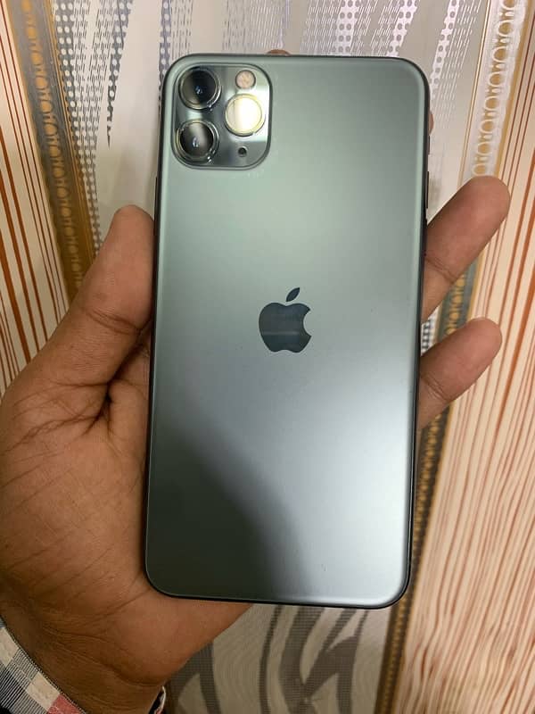 iphone 11 pro max 256gb both sim pta approved with box 0