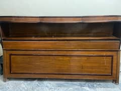 wood bed king size