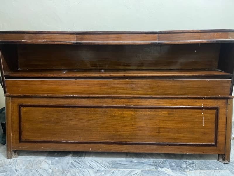 wood bed king size 0