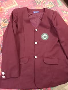 Karachi public school winter coat used but new condition