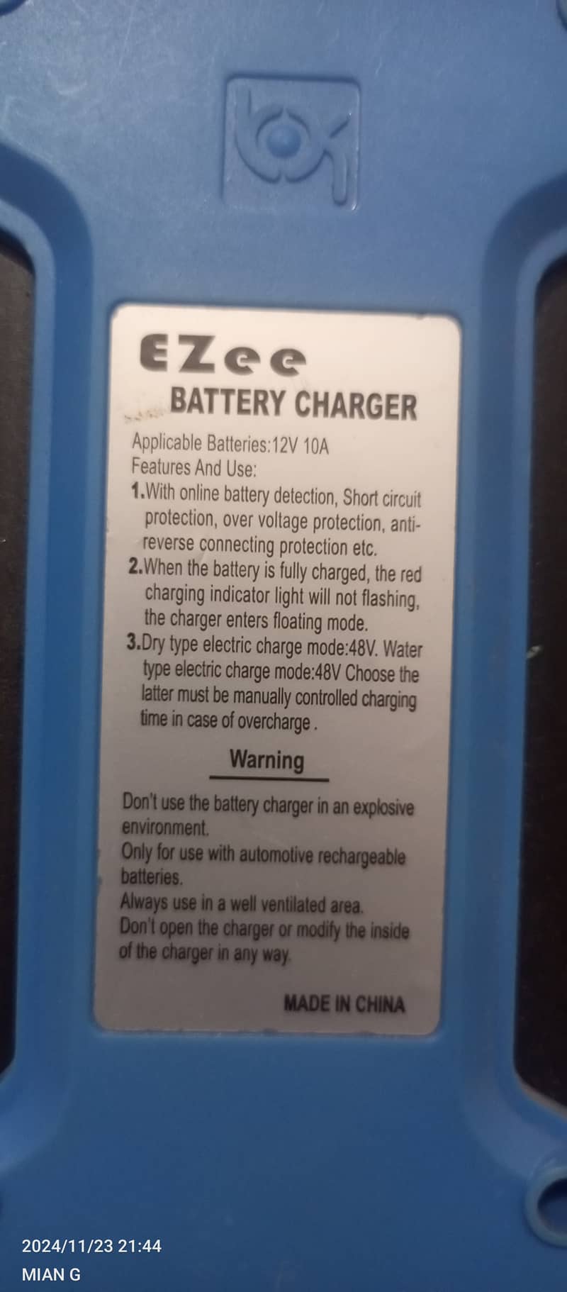 Battery Charger 12 volt 2