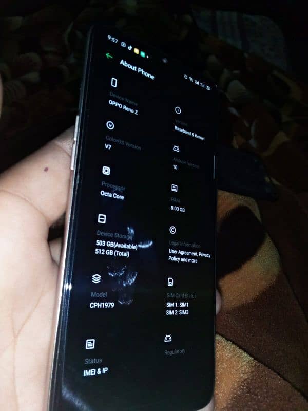 oppo Reno Z 8/512gb 5