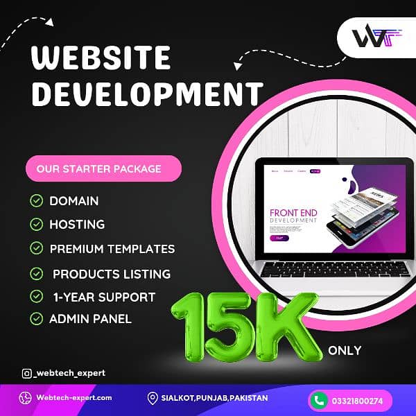 Website development | Website  Designing | Website Domain and hosting 0