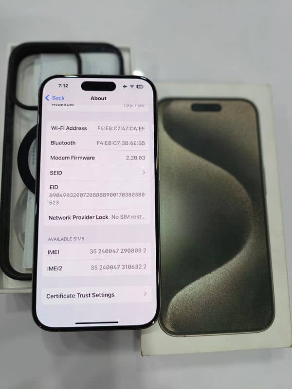 i phone 15 pro 256gb non pta 10