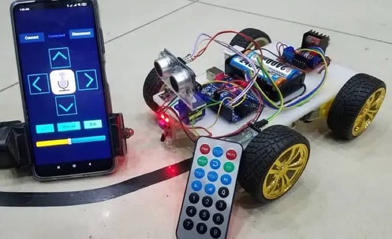 arduino based electrical and robotic project car 0