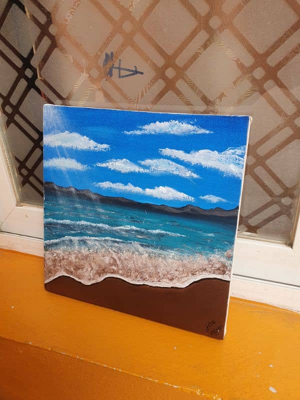 Beach Landscape Painting 1