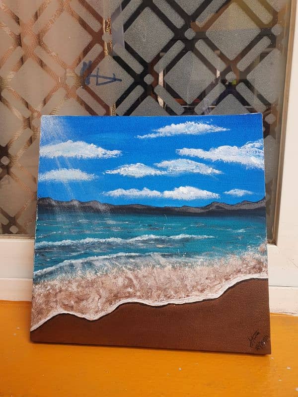 Beach Landscape Painting 2