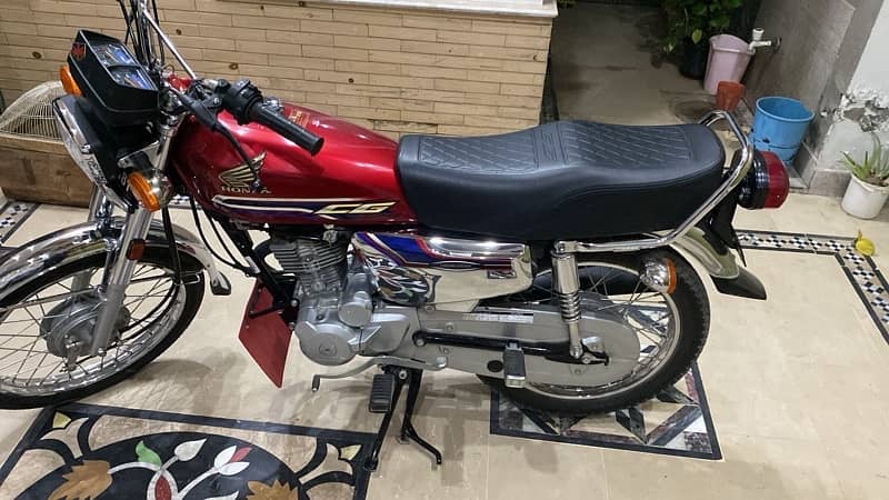 Honda Cg 125 Special Edition Golden Number 0