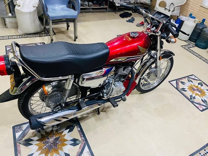 Honda Cg 125 Special Edition Golden Number 1