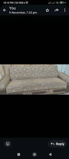 v good condition sofa cum bed