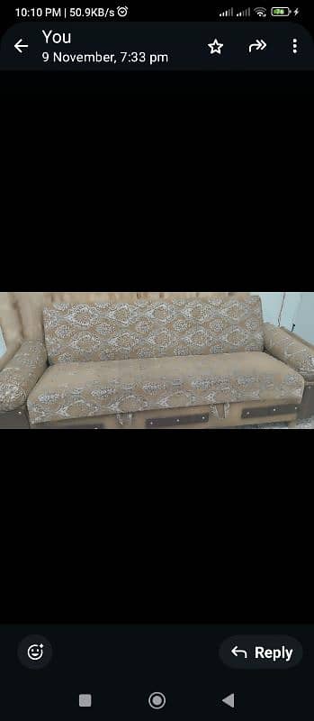 v good condition sofa cum bed 0