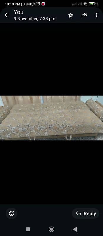 v good condition sofa cum bed 1