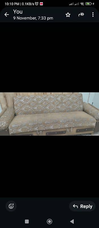 v good condition sofa cum bed 2