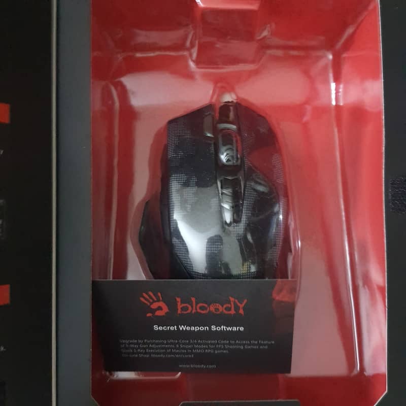 2-Fire J95s RGB Gaming Mouse (Bloody) with extra fire button 9