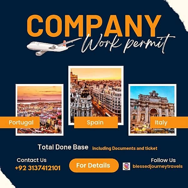 Europe visit visa or work permit (Visa Consultant) 0