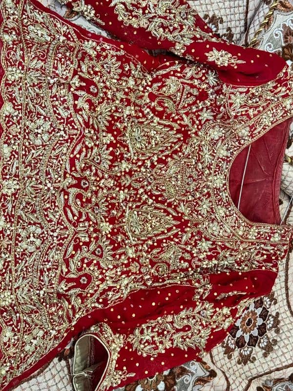 One-Time Used Bridal Lehenga for Sale - Like New 4