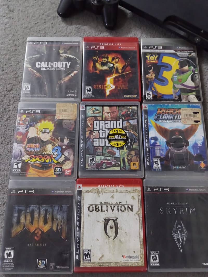 Ps3 + more then 7games + controller 0