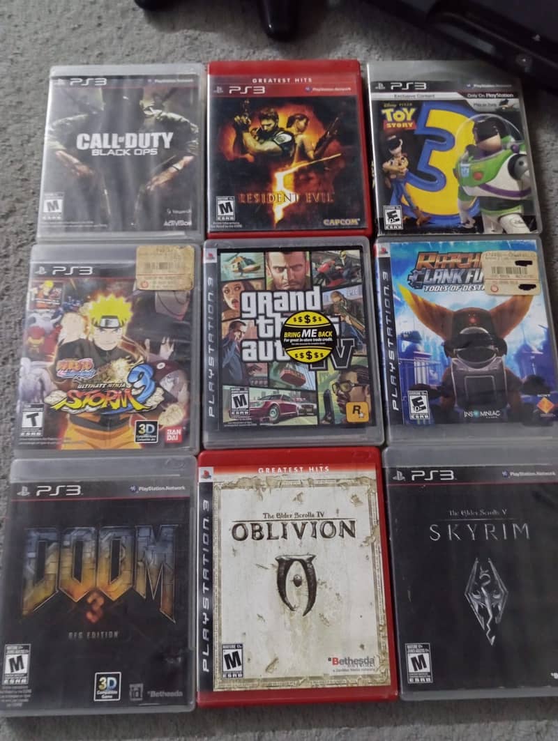 Ps3 + more then 7games + controller 2