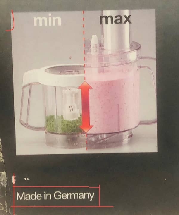 BRAUN FOOD FACTORY  COMBIMAX 750 0