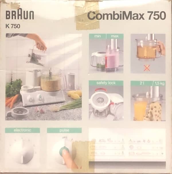 BRAUN FOOD FACTORY  COMBIMAX 750 3