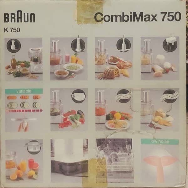 BRAUN FOOD FACTORY  COMBIMAX 750 4