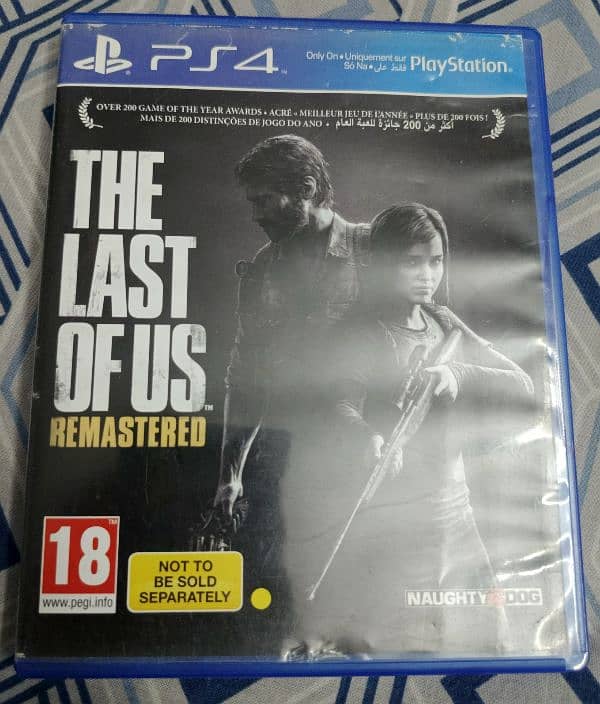 The Last of Us Remastered PS4 CD (Used) 1