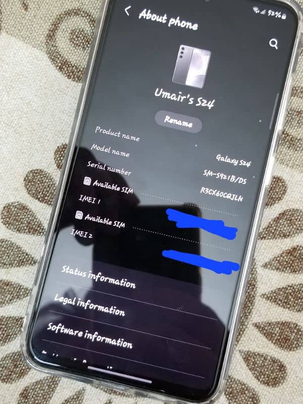 Samsung s24 official pta approved 10/10 condition 13