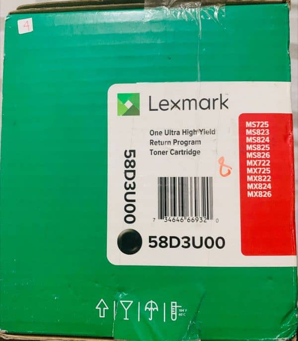 Toner Cartridge for Lexmark MS826 0