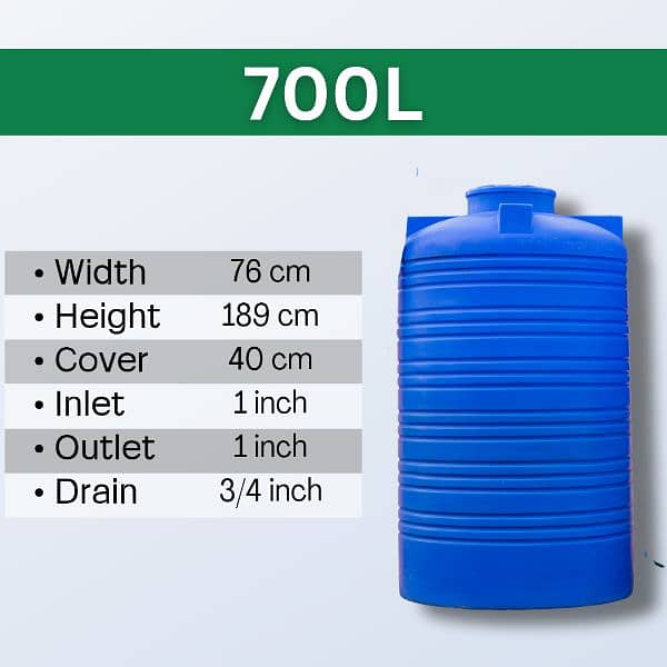 water tank (700 liter) 0