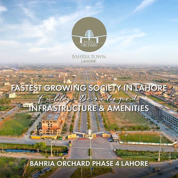 10 Marla Developed Plot in Bahria Orchard Phase 4 Block-G5 5