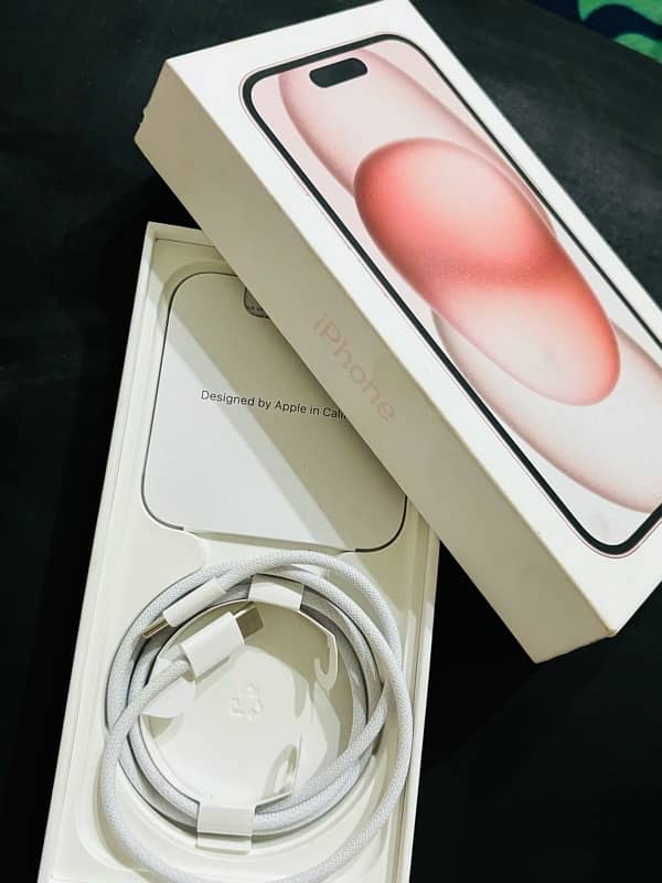 IPhone 15 pink colour 128gb Non pta 6