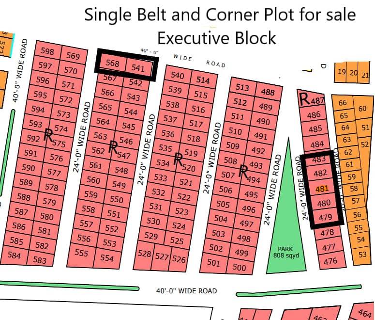 CORNER PLOT SALE IN NORTH TOWN RESIDENCY PHASE 1 SUPERIOR BLOCK 0