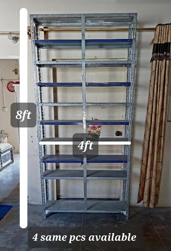 Stainless Steel Racks and Shelves | 8ft x 4ft | Price for 1 piece 0