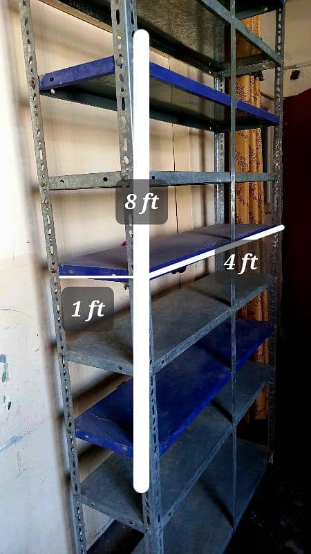 Stainless Steel Racks and Shelves | 8ft x 4ft | Price for 1 piece 1