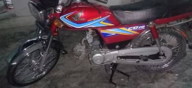 Honda CD 70 MODEL 2019  Karachi number ha