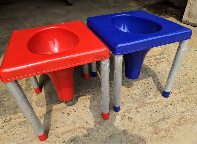 portable commode chairs / portable toilet seat / plastic commode 4