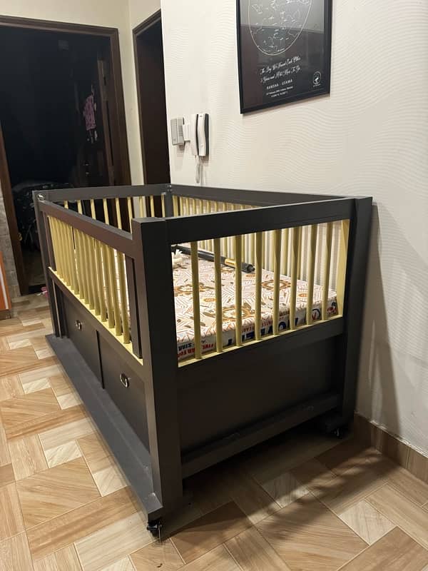 New Baby Cot Charcoal Color 4