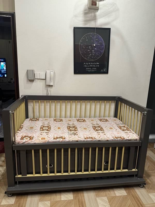 New Baby Cot Charcoal Color 5