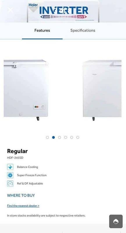 haier chest freezer 0