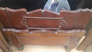 sheesham wood single bed for sale with mattress