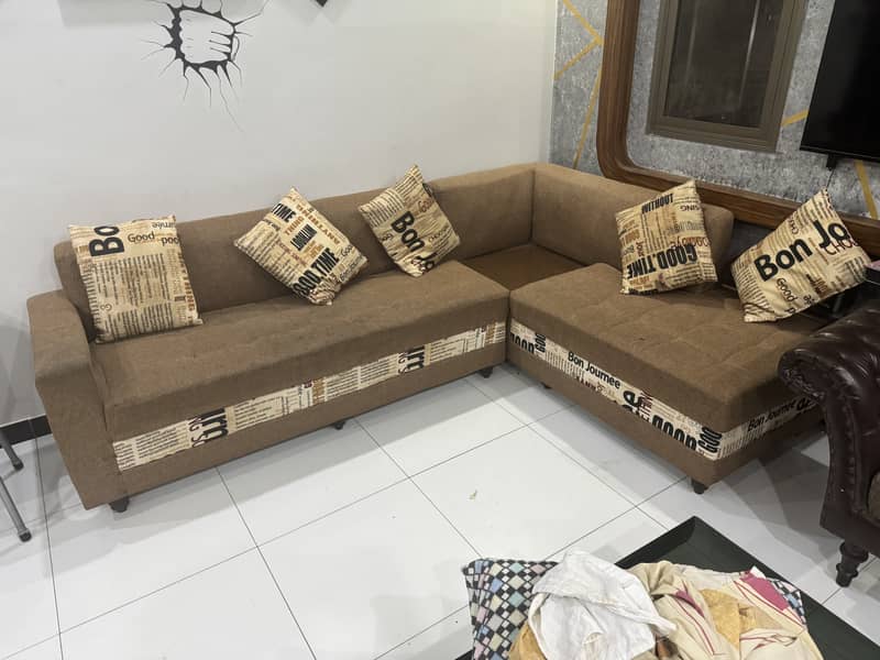 Sofa set l shape new stylish 3