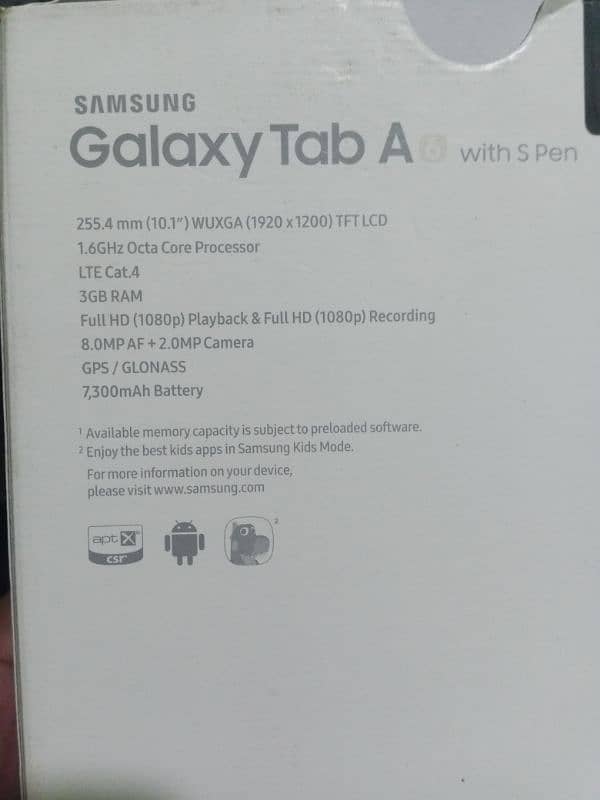 Tab ( Samsung Galaxy A6 S 7