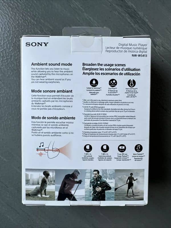 Sony waterproof swimming running Wakman 1