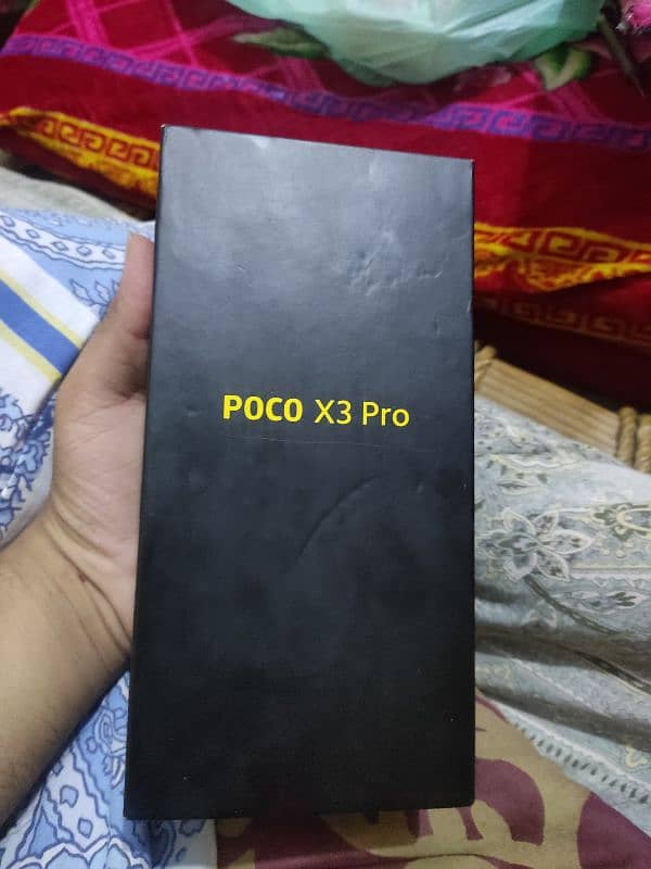 Poco x3 pro 6/128 with box and charger 12