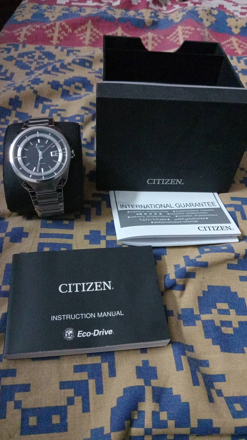 CITIZEN ECO DRIVE SOLAR CHARGING 0